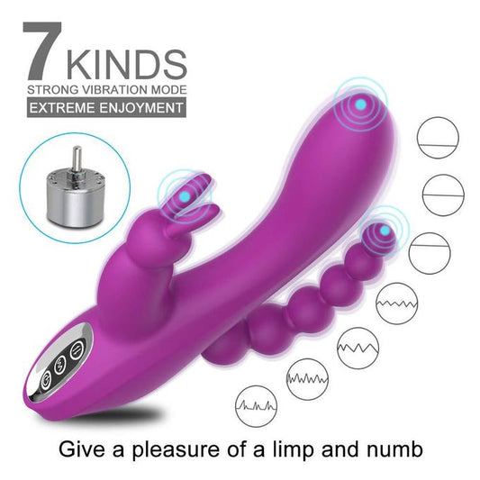 Andromine 3 in 1 Rabbit Vibrator