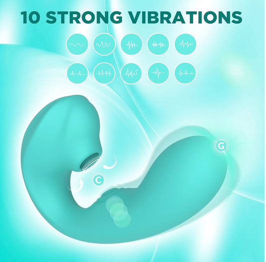 Serenique 3-in-1 C-Shaped Vibrator | Multi-Function Toy in Kenya