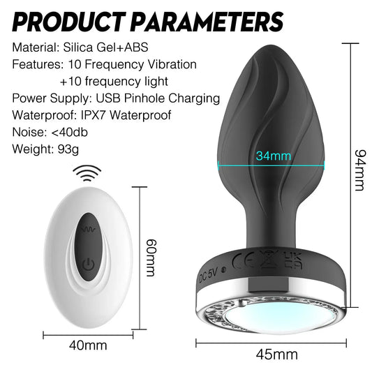 LED Anal Vibrator