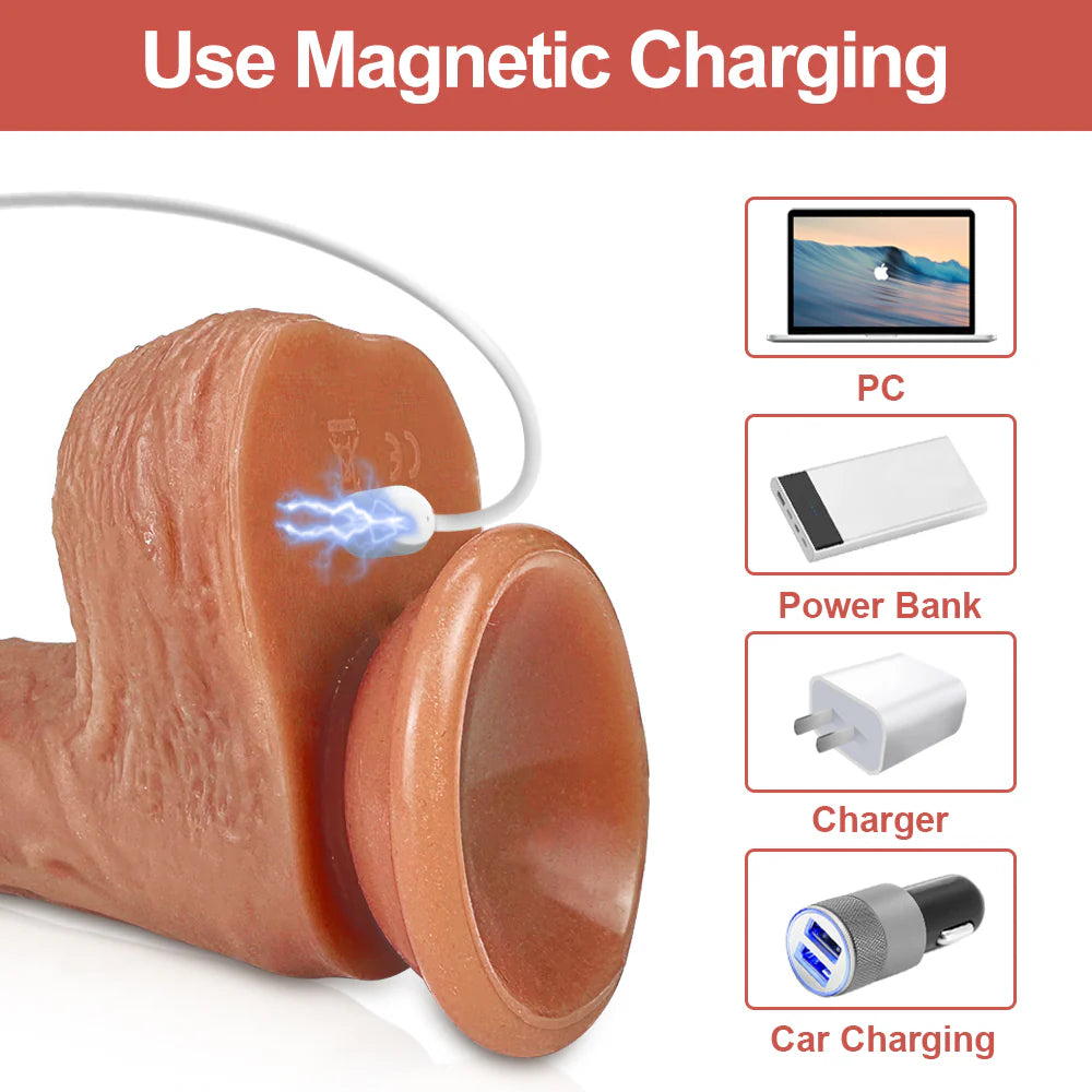 Midnight Thrills x Lovespouse Realistic Dildo – Ultra-Lifelike Smart Pleasure