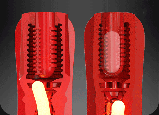 GALAKU Touch In: Vibrating Sucking 360°Masturbator