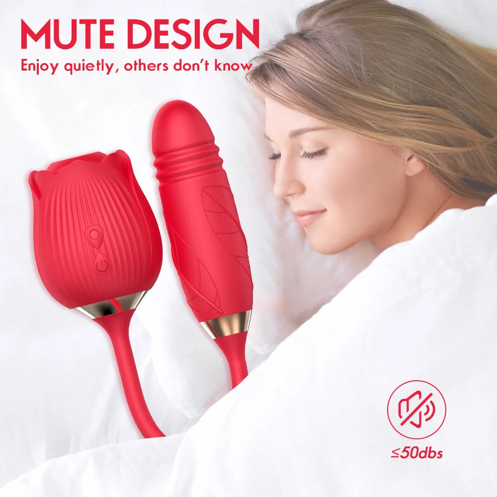 Rose Gspot- Sucking Vibrator