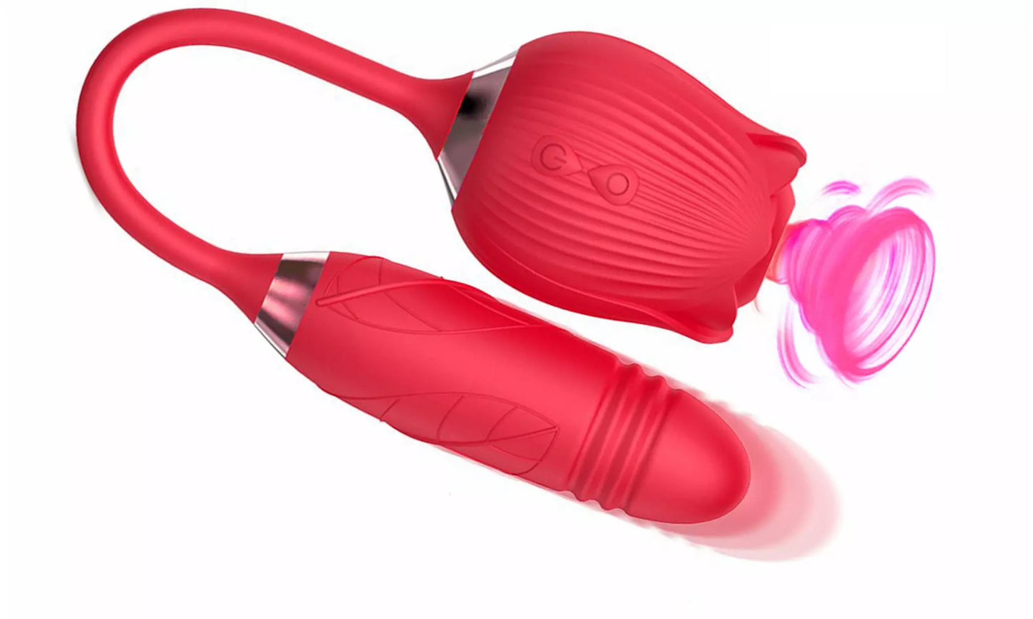 Rose Gspot- Sucking Vibrator