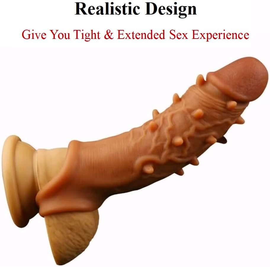 Midnight Thrills Penis Sleeve for Couples – Raised Texture & Erection Support