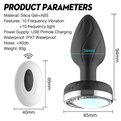 LED Anal Vibrator