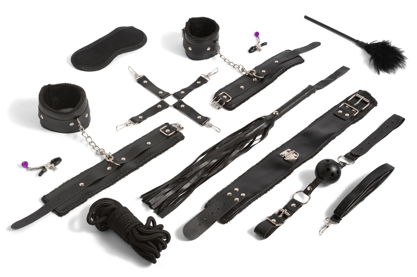 10 Piece Bondage Kit