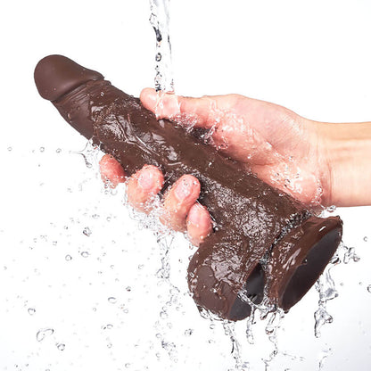 Dark Brown Realistic Dildo