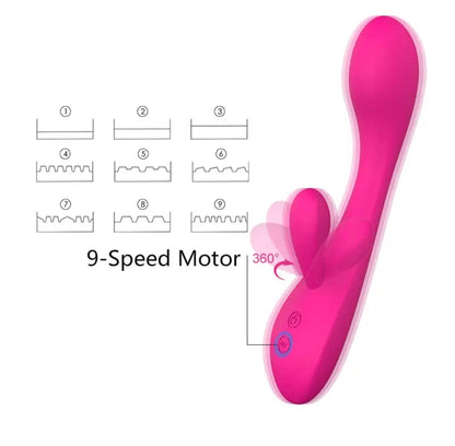 Boom 9-Mode Rabbit Vibrator by S-Hande | Dual Stimulation Toy in Kenya