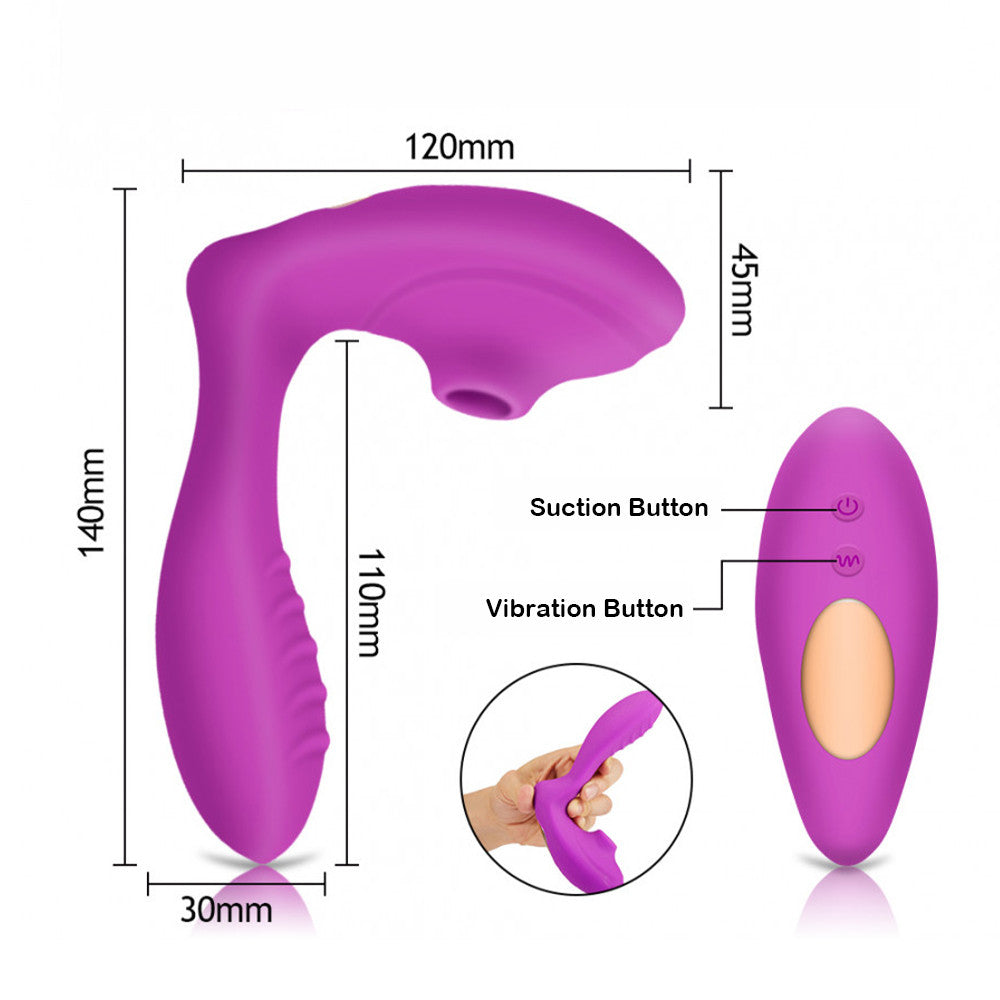 Mary - 2-in-1 Clitoral Suction and G - Spot Vibrator