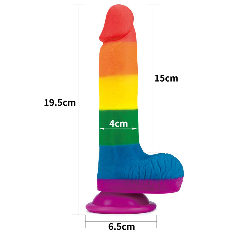 Rainbow Anal Dildo