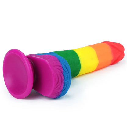 Rainbow Anal Dildo