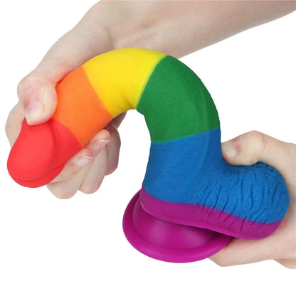 Rainbow Anal Dildo