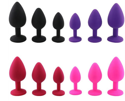 Silicone Anal Plug Set