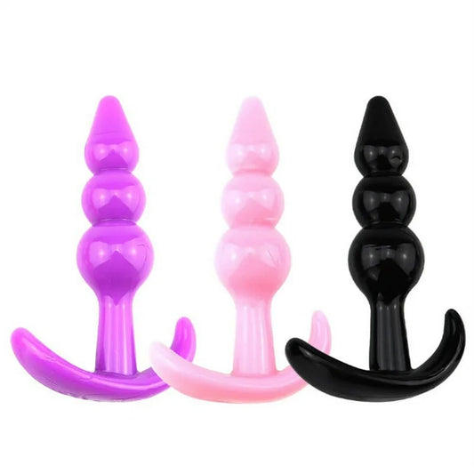 Silky Smooth TPE Anal Plugs Set Kenya – 4 Piece Beginner-Friendly Anal Trainer Kit