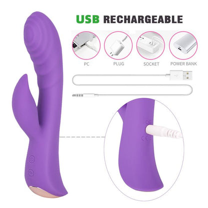 Slimline Ripple Passion Vibrator.