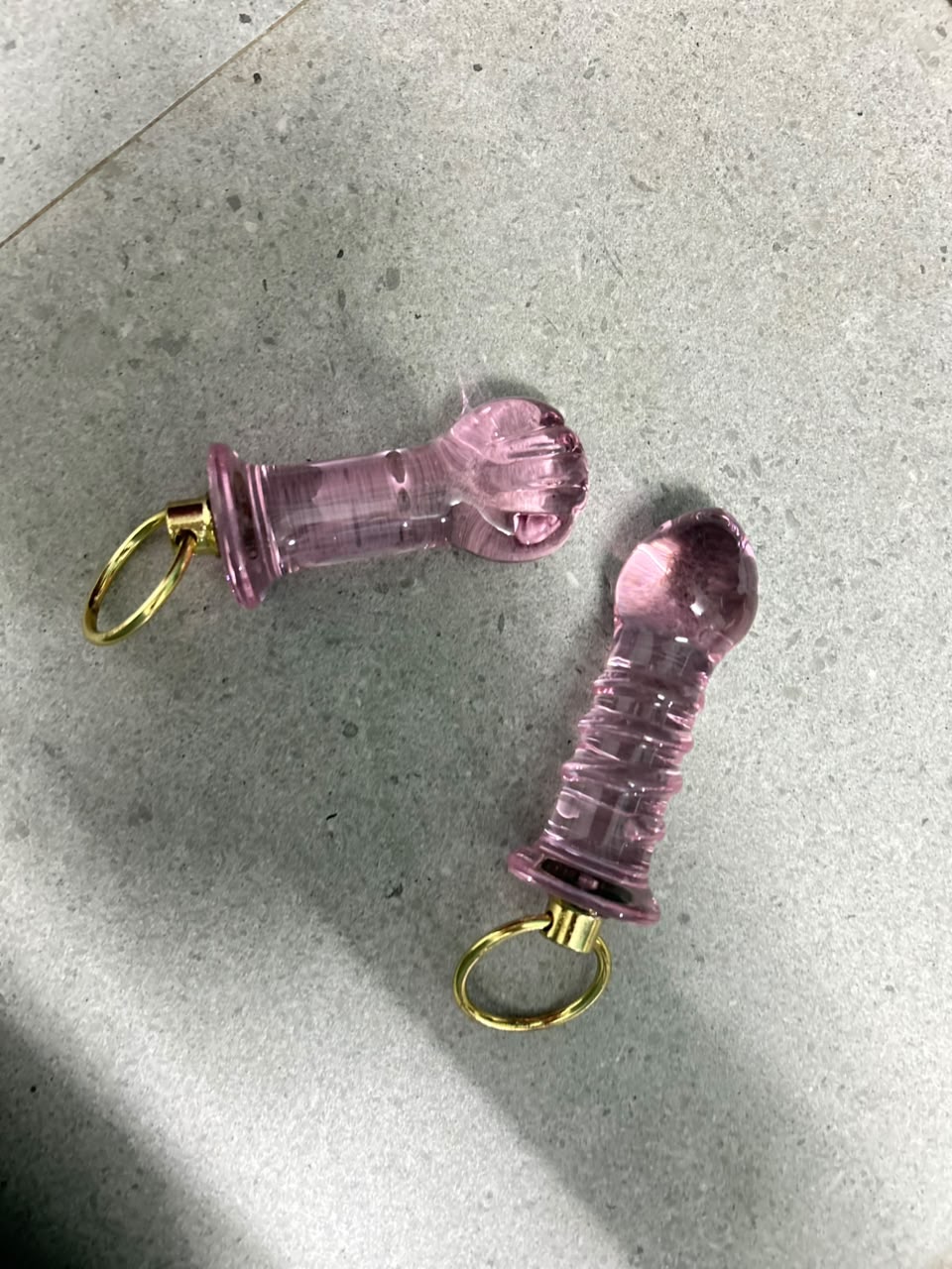Crystal Clear Glass Anal Plug