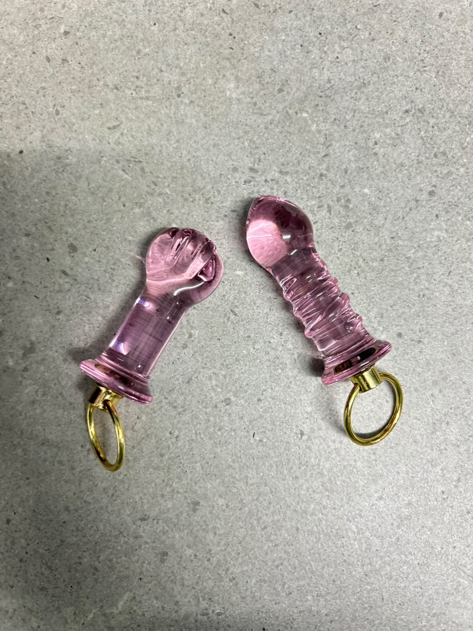 Crystal Clear Glass Anal Plug