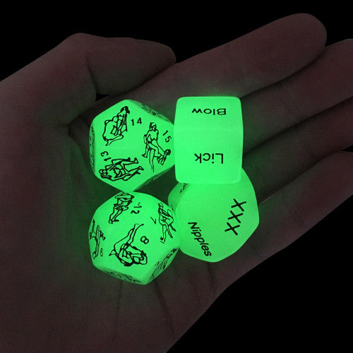 Glow in the Dark Sex Dice