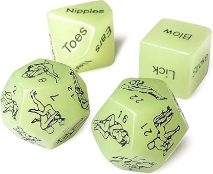 Glow in the Dark Sex Dice