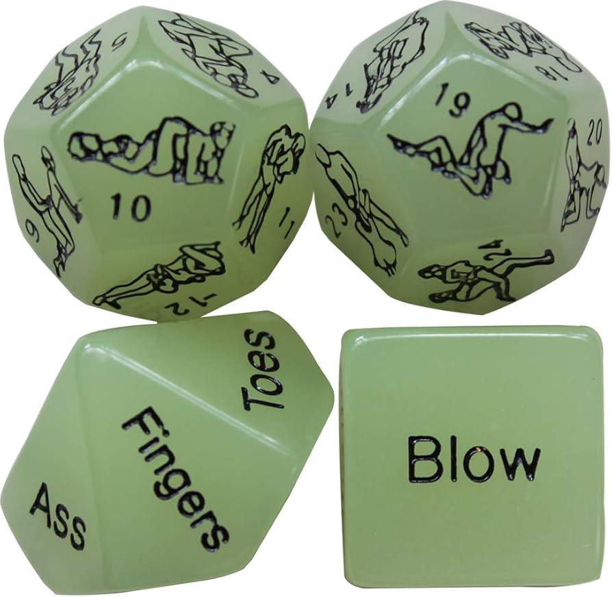 Glow in the Dark Sex Dice