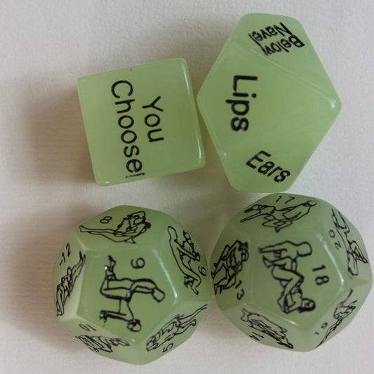 Glow in the Dark Sex Dice