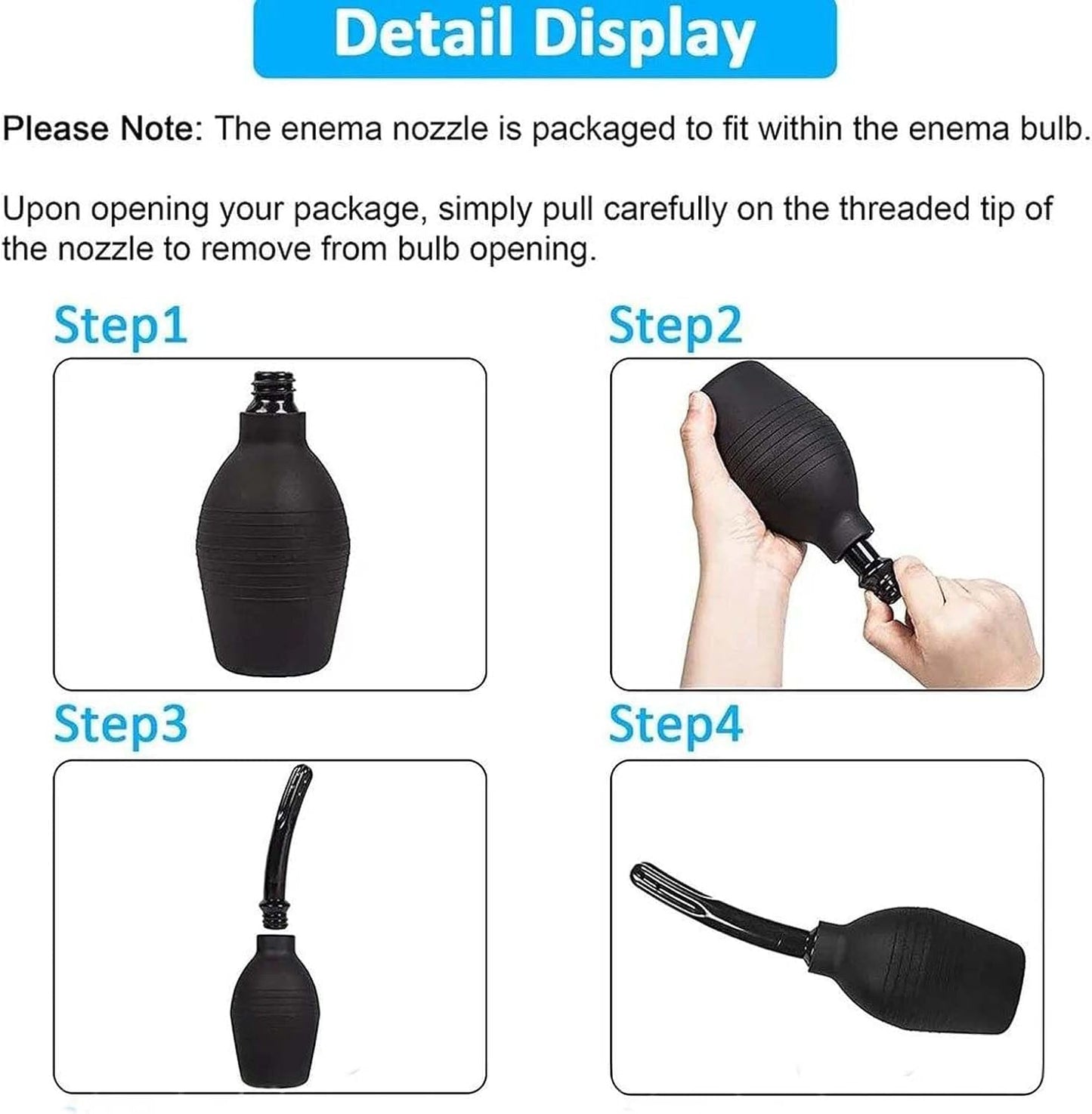 Anal Douche Kenya – Midnight Thrills Silicone Cleansing Bulb