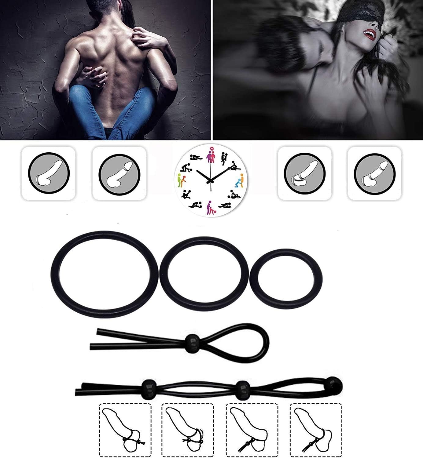 Midnight 'O' Cock Ring