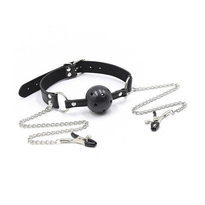 Mouth Gag and Nipple Clamps