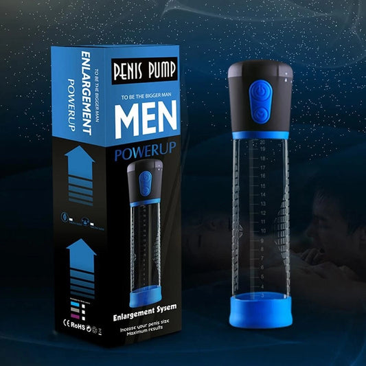  Penis pump with packaging on a dark background - Midnight Thrills 0798199898