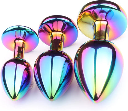 Rainbow Anal Plugs