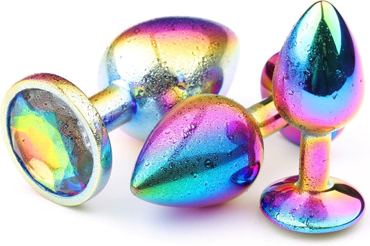 Rainbow Anal Plugs