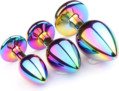 Rainbow Anal Plugs