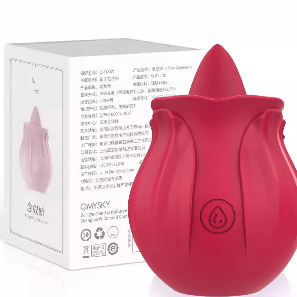 OMYSKY Rose Tongue Vibrator