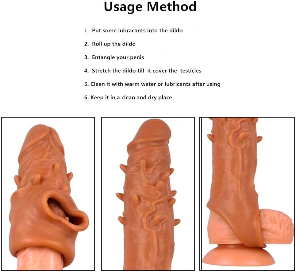 Midnight Thrills Couples’ Penis Sleeve – Soft Silicone with Stimulation & Delay Features