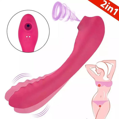 Heating Sucking Female Vibrator